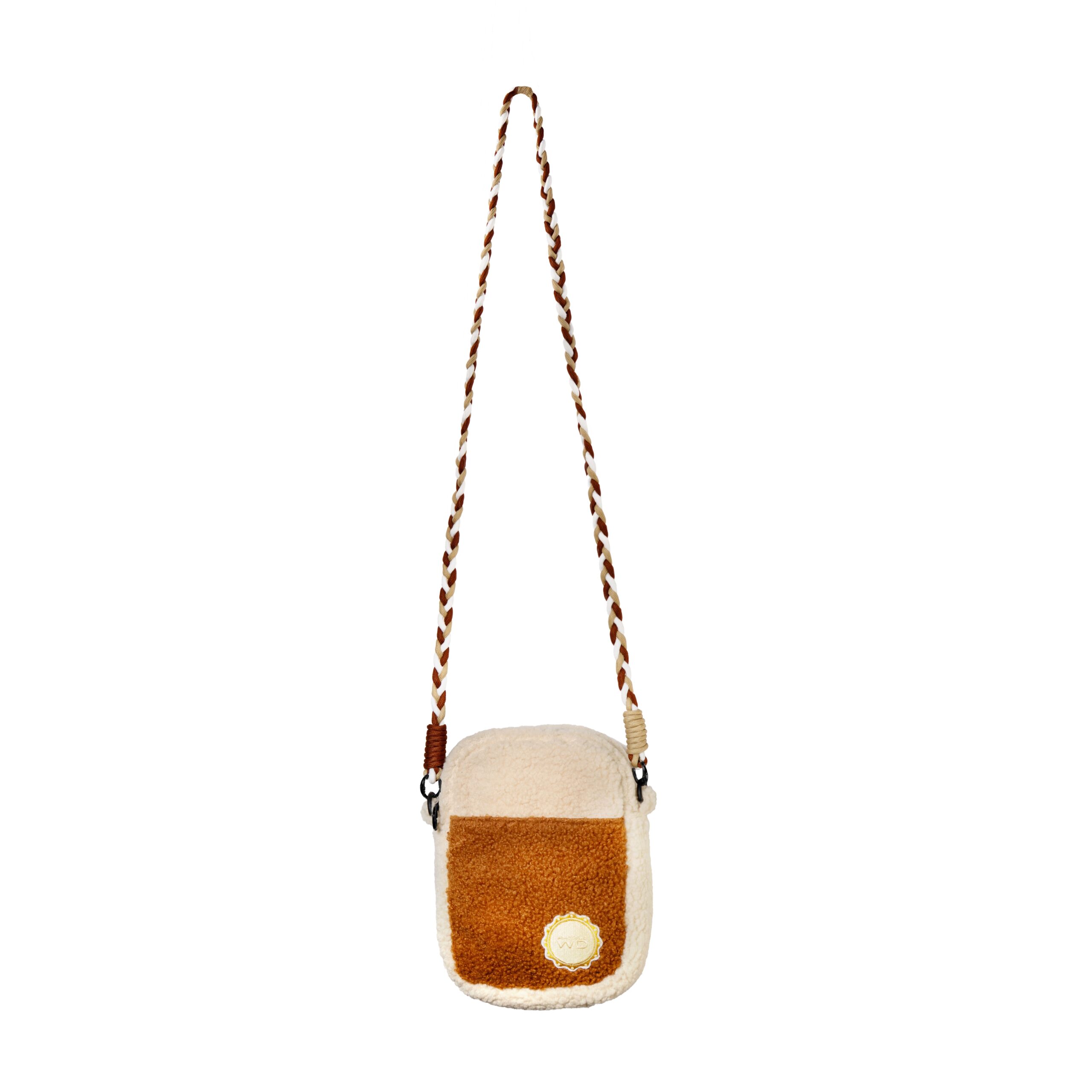 WD Lifestyle Borsa a Tracolla in Tessuto Effetto Bouclè Teddy - immagine 3