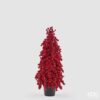 Alberello di Natale con bacche rosse EDG altezza 74 cm in vaso. Elegante cono decorativo per tavoli, madie e interni. Acquista su Savino Arte e Design!