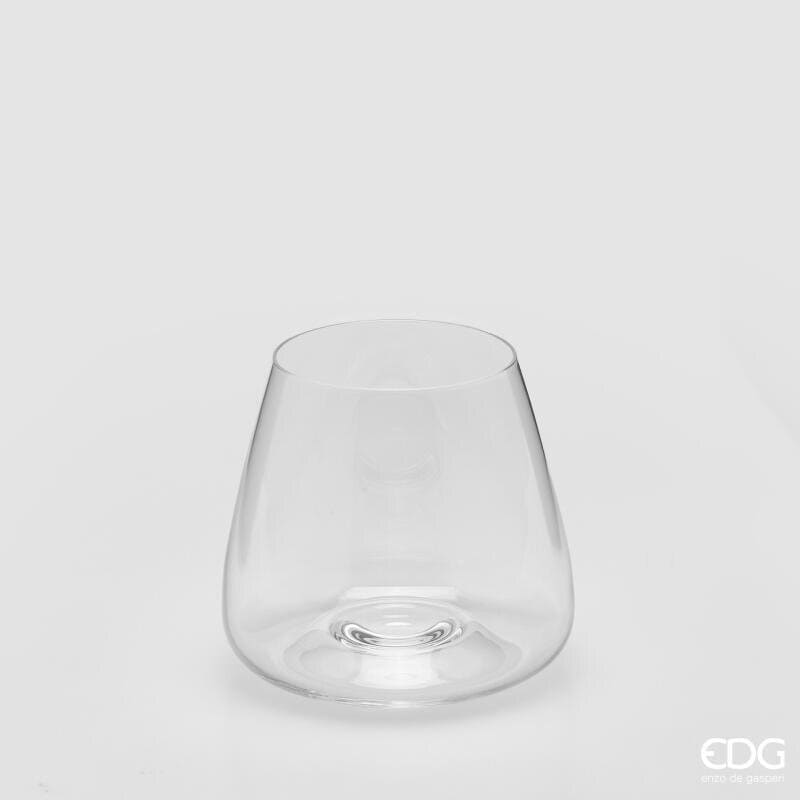 Set 6 bicchieri acqua in vetro trasparente Grace EDG alti 9 cm. Design moderno e capiente per acqua e cocktail. Acquista su Savino Arte e Design!