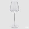 Set 6 calici in vetro trasparente modello Grace firmato EDG. Design moderno con stelo slanciato per vino rosso e bianco. Acquista su Savino Arte e Design!