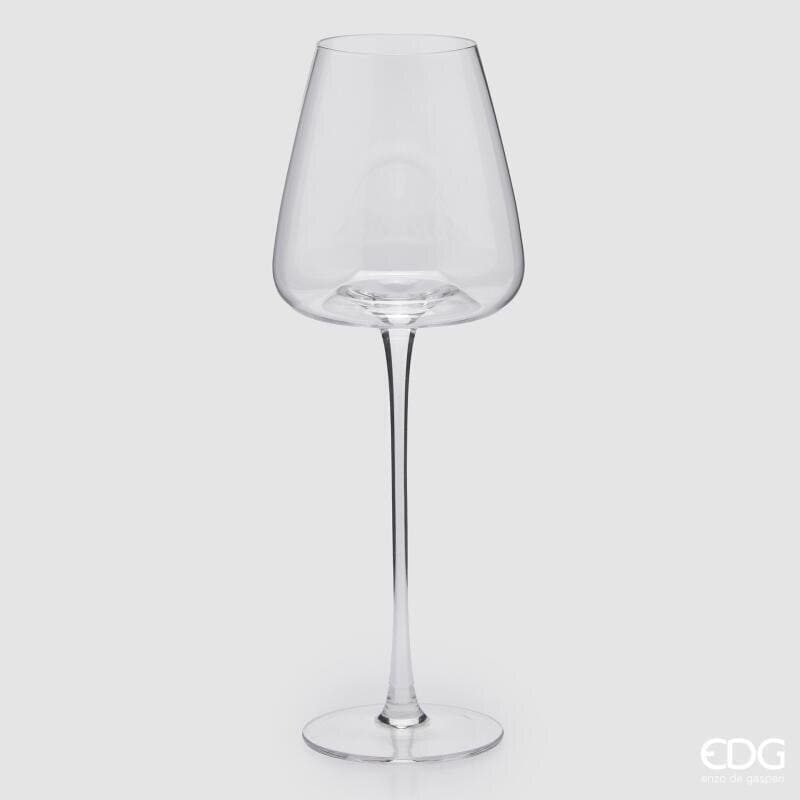 Set 6 calici in vetro trasparente modello Grace firmato EDG. Design moderno con stelo slanciato per vino rosso e bianco. Acquista su Savino Arte e Design!