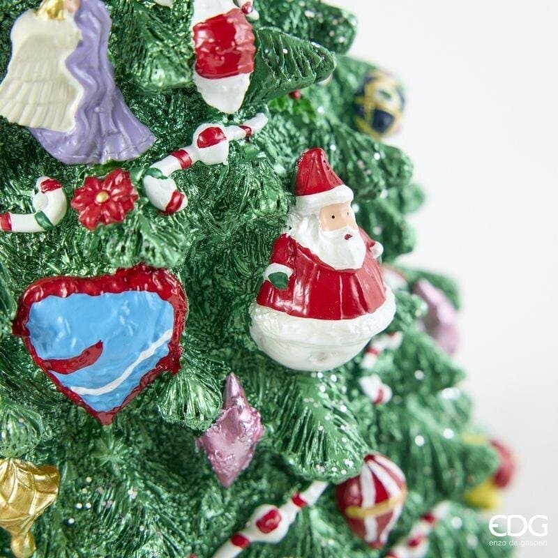 EDG Carillon Albero di Natale in Resina Decoro Tradizionale - immagine 3