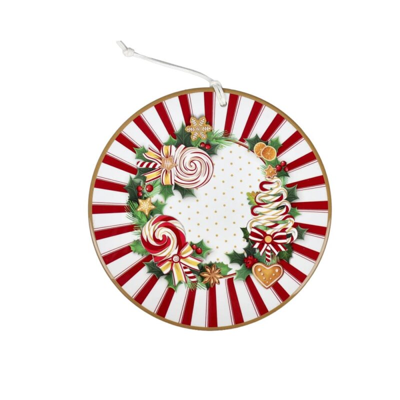 Brandani Sottopentola in ceramica e sughero Le Chicche. Accessorio natalizio a forma di sfera con cordino da appendere. Acquista su Savino Arte e Design!