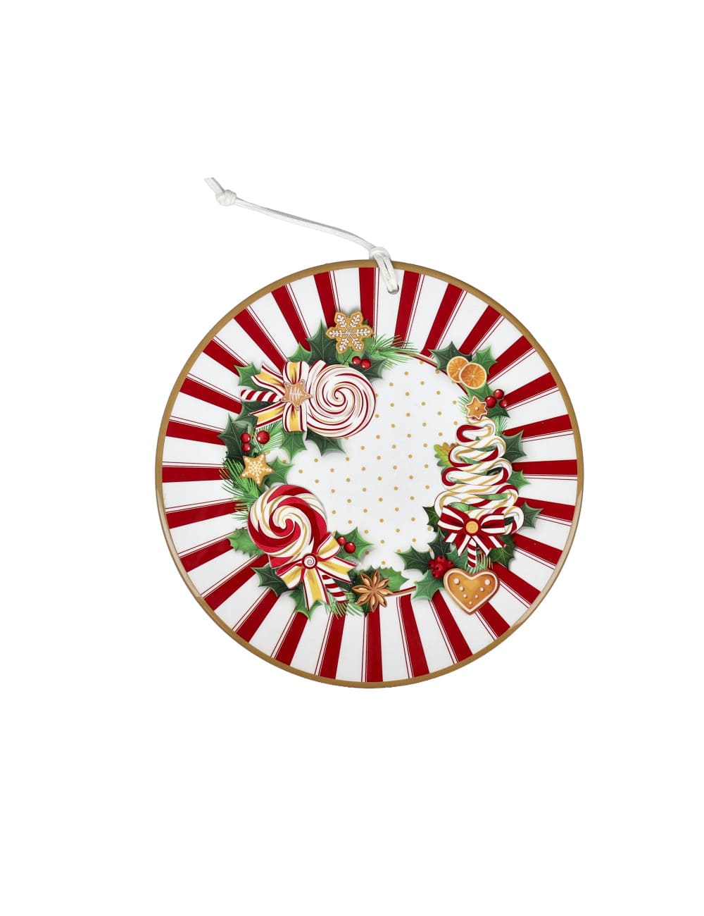 Brandani Sottopentola in ceramica e sughero Le Chicche. Accessorio natalizio a forma di sfera con cordino da appendere. Acquista su Savino Arte e Design!