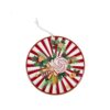 Brandani Sottopentola in ceramica e sughero Le Chicche con lecca lecca centrale. Accessorio natalizio a sfera con cordino. Acquista su Savino Arte e Design!