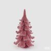Albero di Natale in ceramica rosso effetto zucchero EDG altezza 27 cm. Soprammobile festivo dal gusto goloso e raffinato. Acquista su Savino Arte e Design!