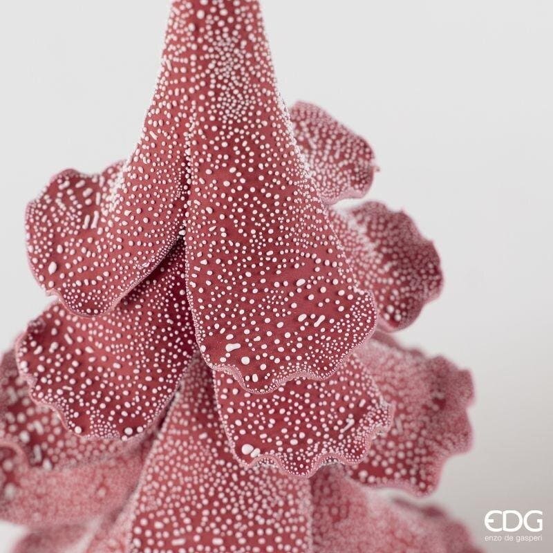 Alternative view of EDG Albero di Natale Rosso in Ceramica Effetto Zucchero 27 cm