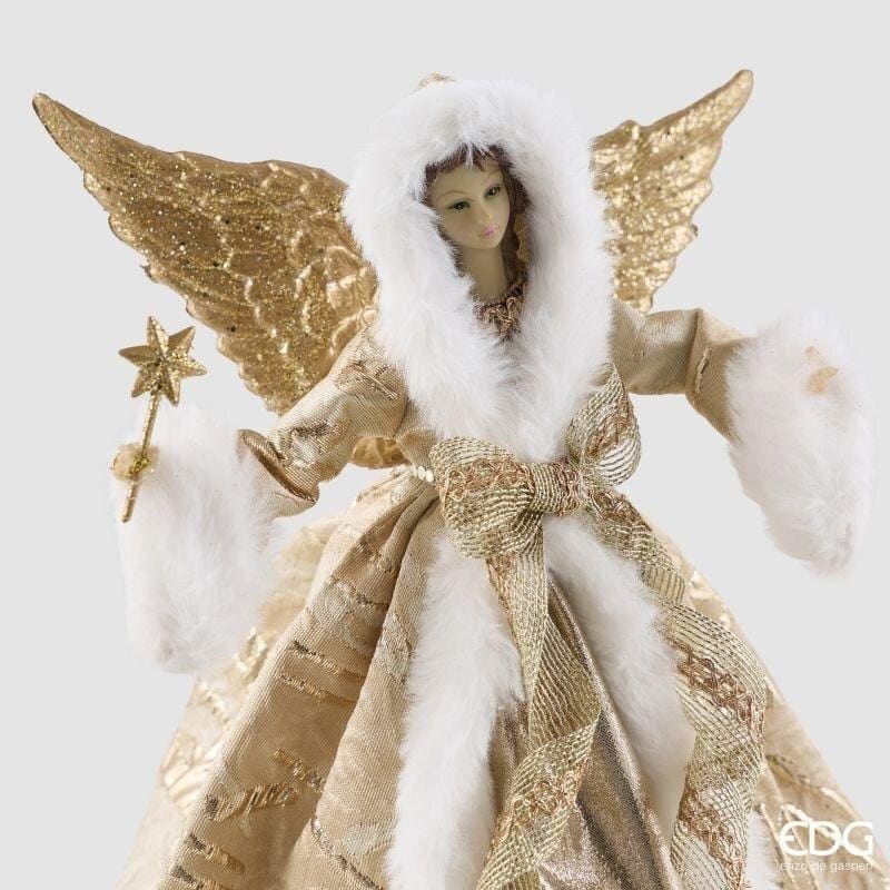 Alternative view of EDG Angelo di Natale Bianco e Oro 28 cm