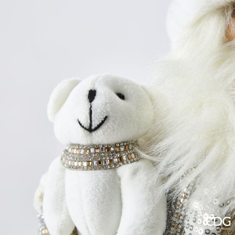 Alternative view of EDG Babbo Natale Decorativo Bianco e Argento 46 cm
