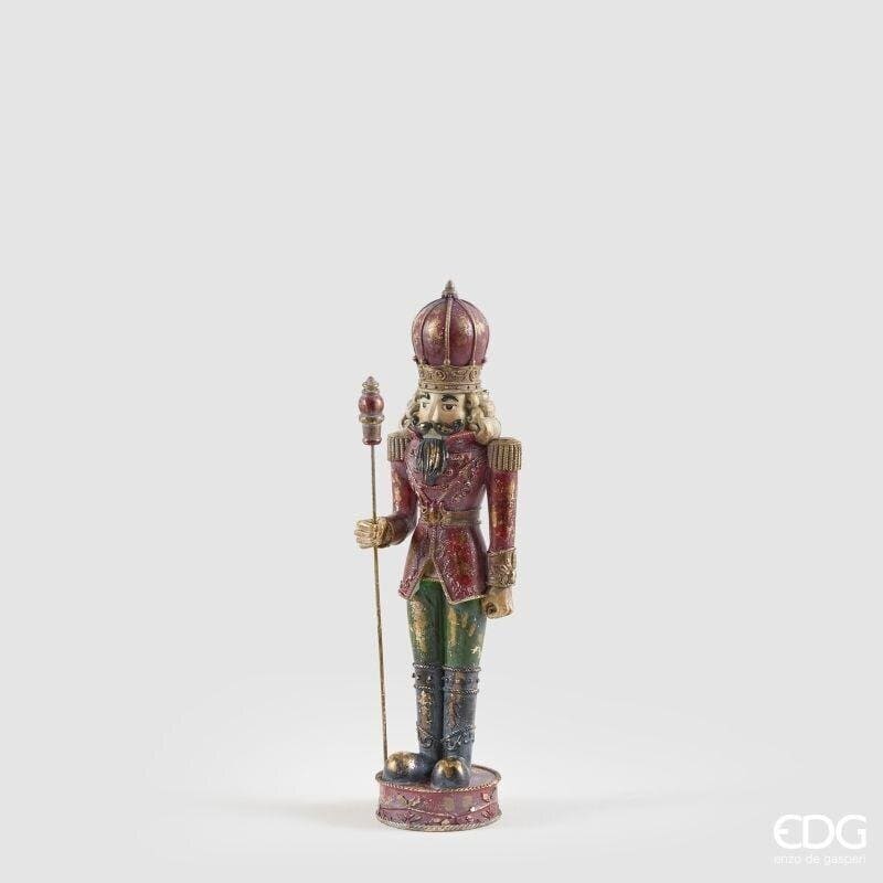 Decoro soldatino schiaccianoci EDG altezza 40 cm. Statuetta elegante in resina stile vintage per allestimenti di Natale. Acquista su Savino Arte e Design!