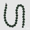 Festone natalizio EDG lunghezza 180 cm composto da sfere in velluto verde con micro-punti dorati. Decorazione d'arredo festiva. Acquista su Savino Arte e Design!