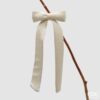 Fiocco in velluto avorio con clip EDG 30 cm. Elegante addobbo con molletta per albero, ghirlande e regali. Acquista online su Savino Arte e Design!