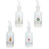Brandani Oliera in vetro borosilicato con decoro natalizio interno 45 cl (7x24 cm). Bottiglia per olio decorativa. Acquista su Savino Arte e Design!