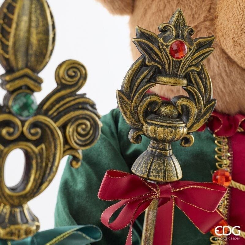 Alternative view of EDG Orso Peluche Soldatino Natalizio 100 cm