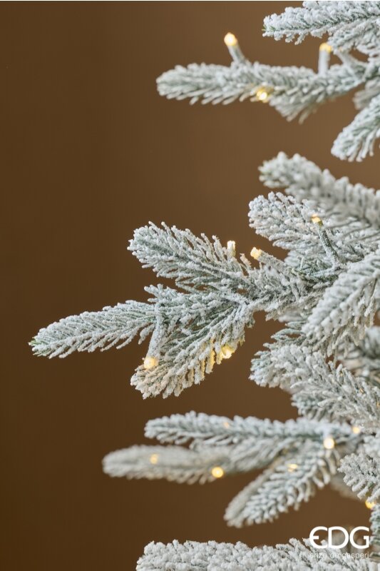 Alternative view of EDG Enzo De Gasperi Albero di Natale Pino Cortina Innevato 180 cm con 1800 Led