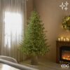 Albero di Natale Pino Lucciole EDG 210 cm Ø145 cm con 3100 Rice LED, telecomando, IP44. Fogliame Real Touch e apertura ad ombrello. Savino Arte e Design!