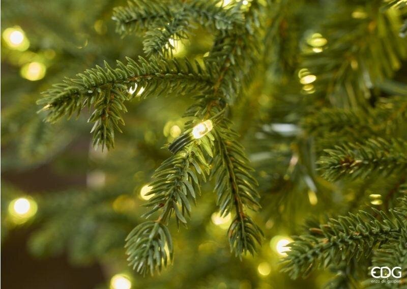 EDG Enzo De Gasperi Albero di Natale Pino Lucciole 210 cm con 3100 Rice Led - immagine 3