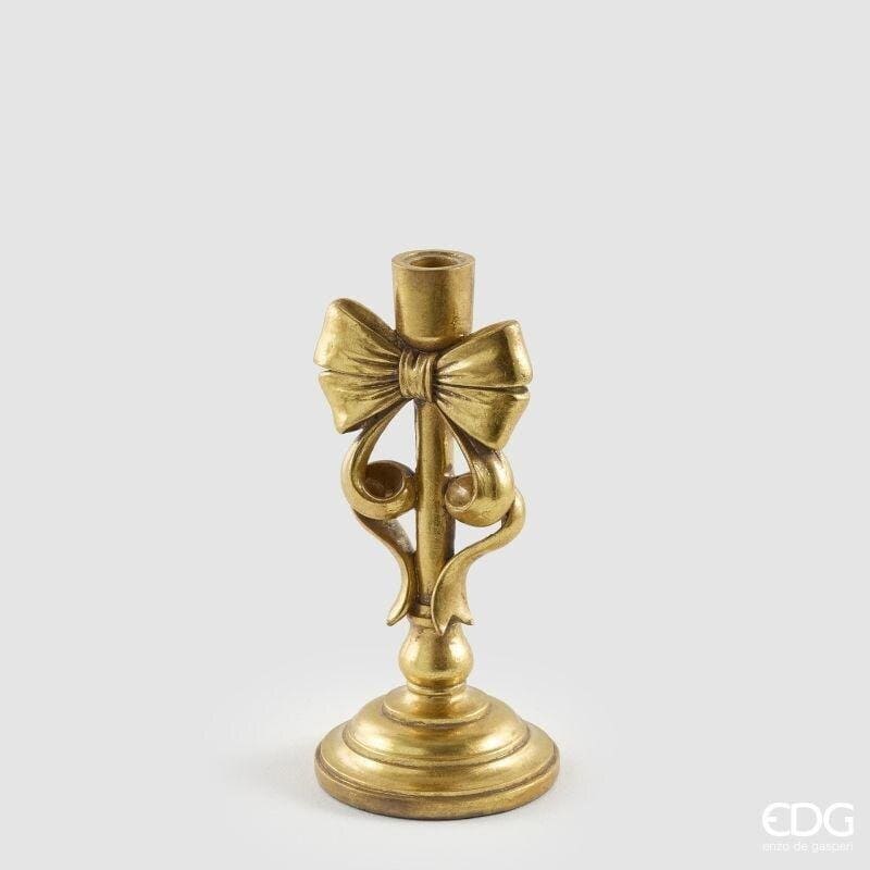 EDG Portacandela con Fiocco Oro 24 cm