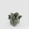 Portacandela a fiore effetto zucchero verde EDG. Un grazioso calice in ceramica brinata per la tua casa. Acquista online su Savino Arte e Design!