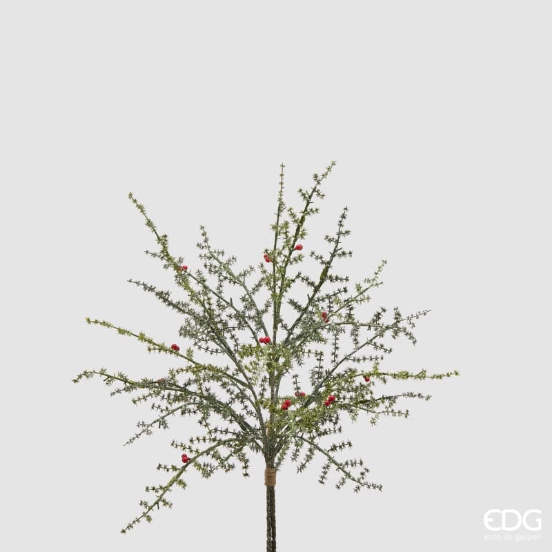 Ramo artificiale asparago con bacche EDG 50 cm. Un tocco selvatico e delicato per albero e casa. Acquista su Savino Arte e Design!