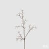Ramo decorativo EDG altezza 80 cm con perline bianche su ramificazioni marroni. Pick elegante per vasi ed albero. Acquista su Savino Arte e Design!