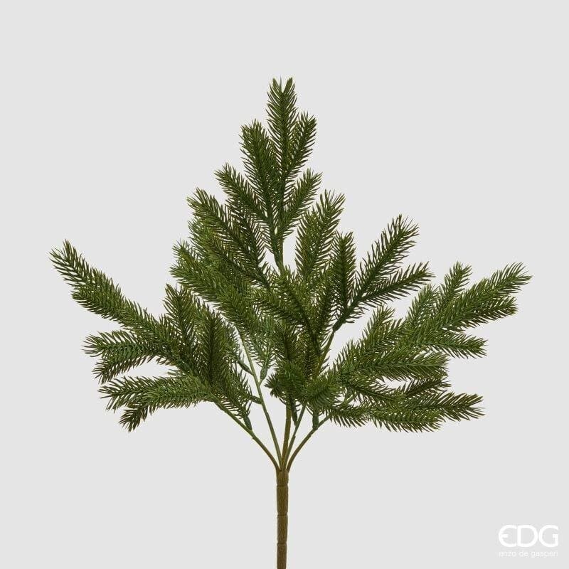 Ramo di pino artificiale EDG 42 cm. L'addobbo verde ideale per il tuo albero o per la casa. Acquista online su Savino Arte e Design!