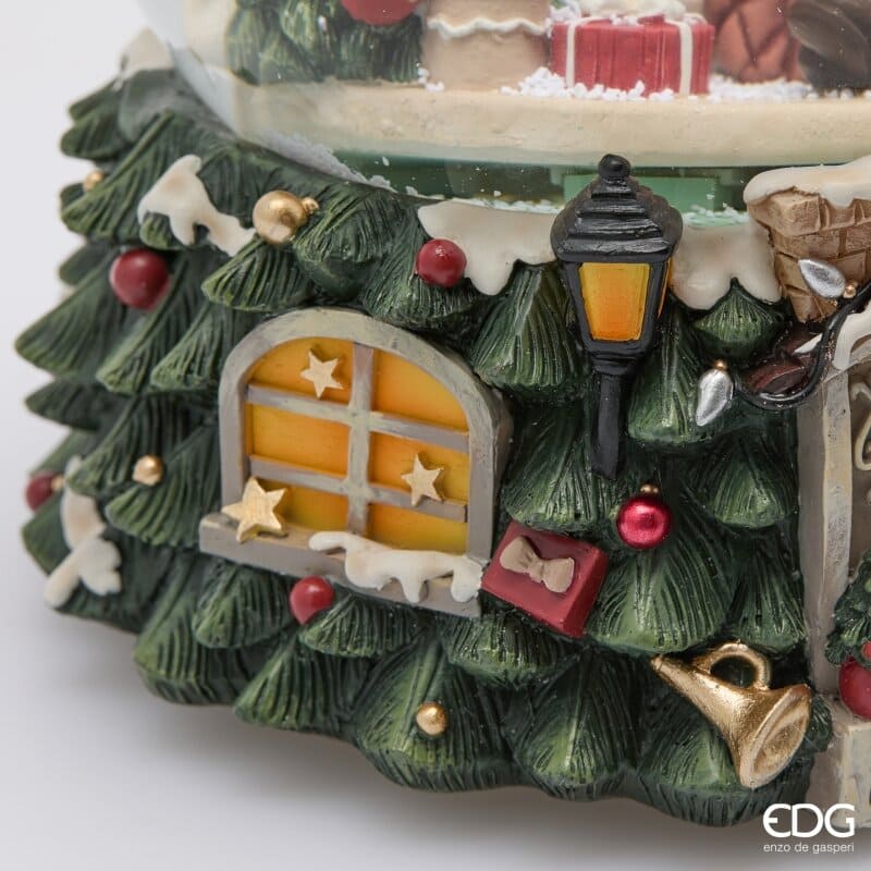 Alternative view of EDG Sfera di Neve Musicale con Movimento Babbo Natale