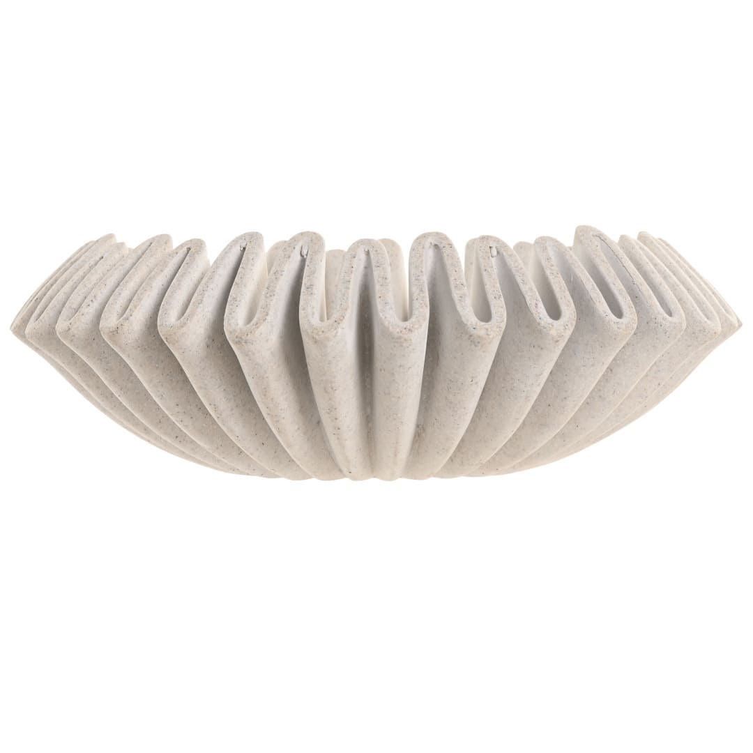 ITEM Centrotavola Scultoreo in Marmo Plissetato 30 cm - immagine 3