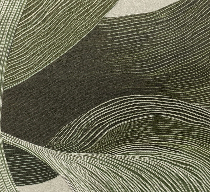 Alternative view of Quadro Moderno Astratto su Tela 80x120 Verde Salvia con Cornice
