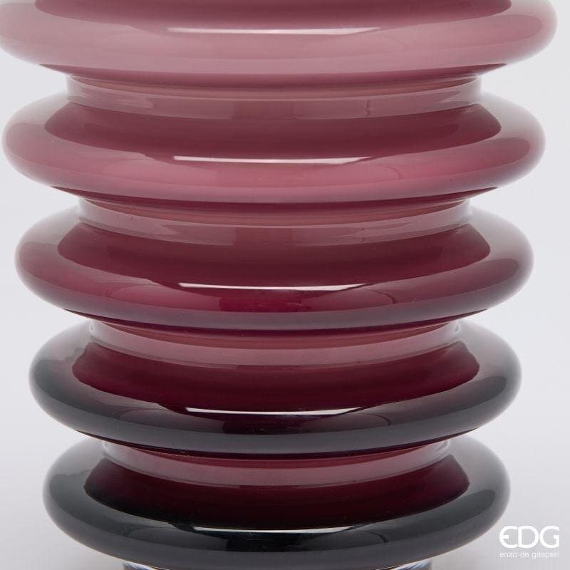 EDG Vaso Spirale 30 cm in Vetro Rosa Antico - immagine 3