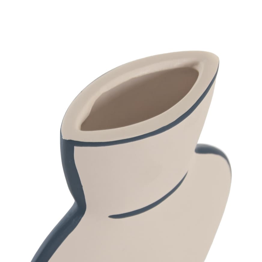 ITEM Vaso in Terracotta Dipinto a Mano 18x25 cm - immagine 3